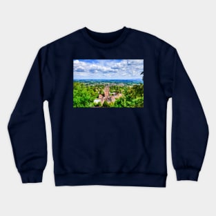 Great Malvern Priory in Malvern, Worcestershire, England Crewneck Sweatshirt